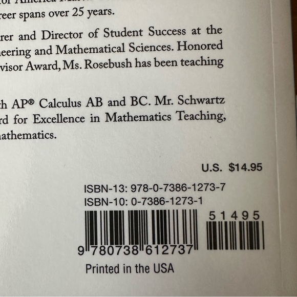 2 NEW AP Calculus AB & BC exam study books - Picture 5 of 10